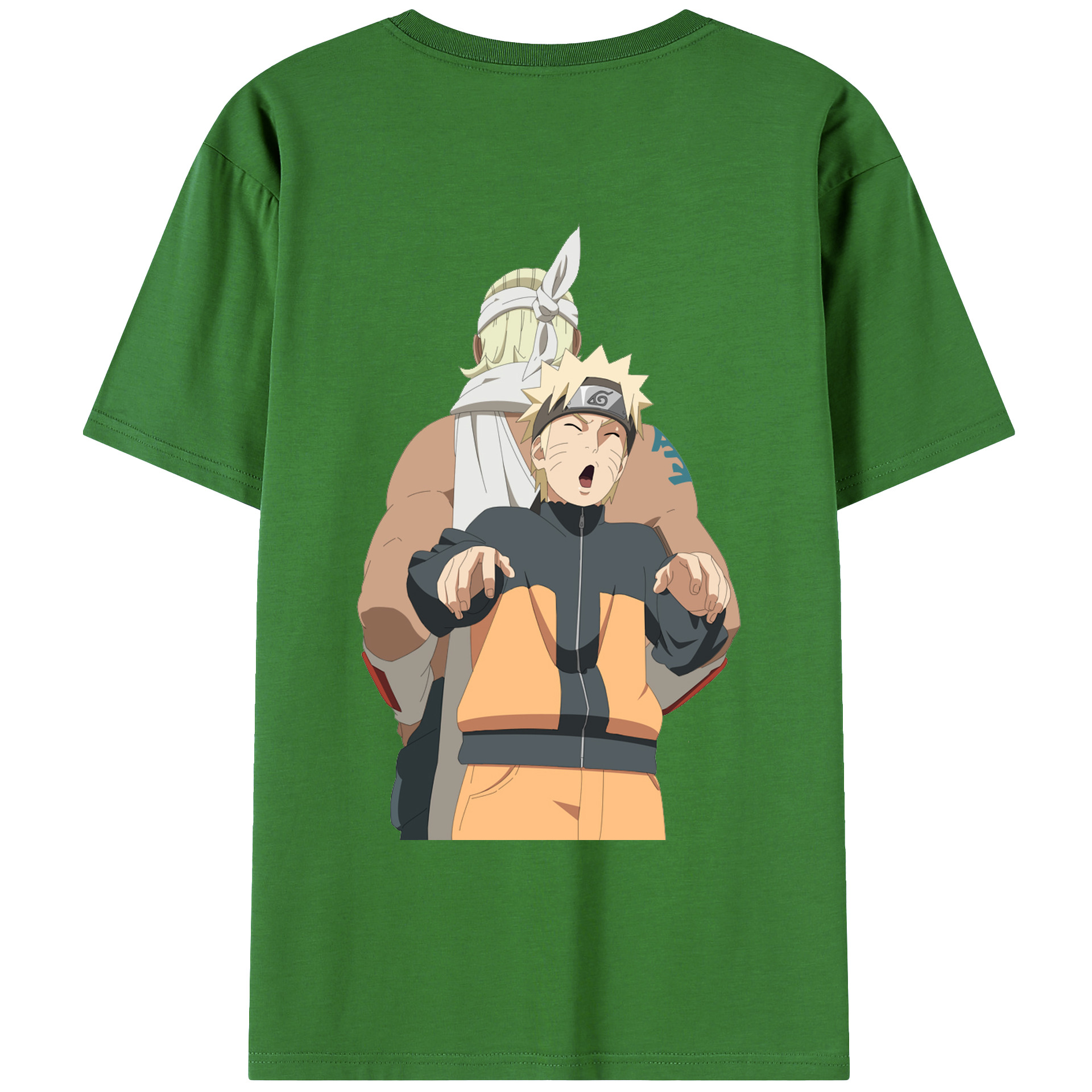 （画像用） NARUTO -ナルト- うずまき ナルト Uzumaki Naruto レディース半袖Tシャツ(バックプリント)